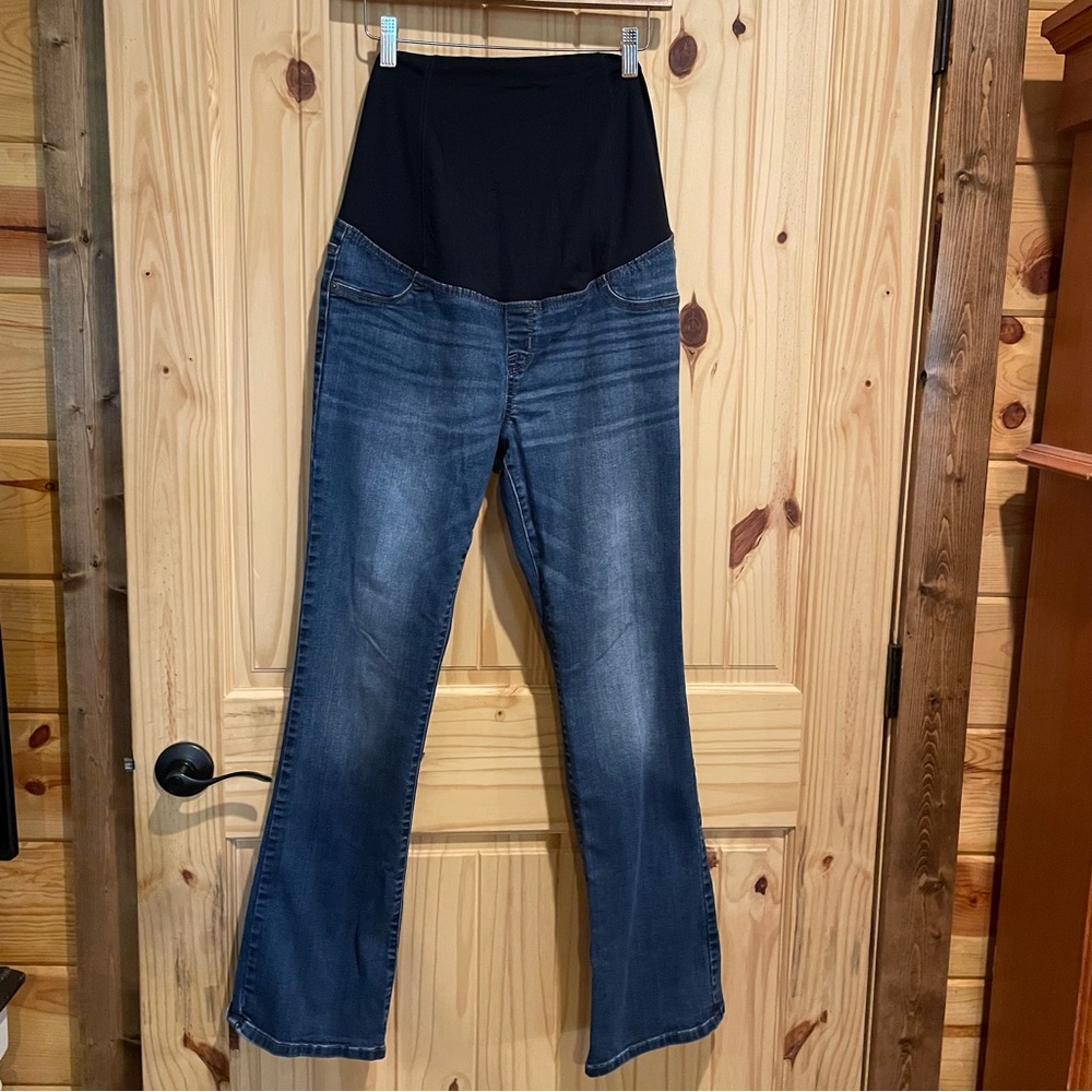 Isabel Maternity by Ingrid & Isabel Dark Blue Boot Cut Jeans